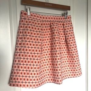 Runs large J Crew Lined Textured Mini Skirt